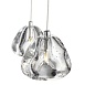 Светильник подвесной ST-Luce Хром/Прозрачный с пузырьками воздуха LED 3*3W 3000K SL6017.101.03 - фото