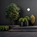 Светильник уличный настенный ST-Luce Черный/Белый LED 1*5W 4000K SL9504.411.01 - фото