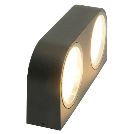 Светильник садово-парковый Feron DH1203,на стену, GX53 230V, черный - фото