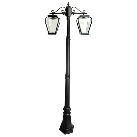 Светильник садово-парковый Feron PL748 столб 60W E27 230V, черный - фото