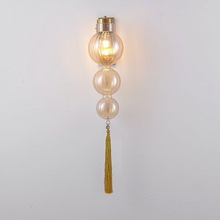 Бра Heathfield Lighting - Medina Wall Brass/Amber Imperiumloft 177914-22 - фото