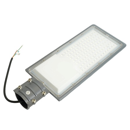 Светодиодный уличный консольный светильник Feron SP3034 80W 6400K 230V, серый - фото