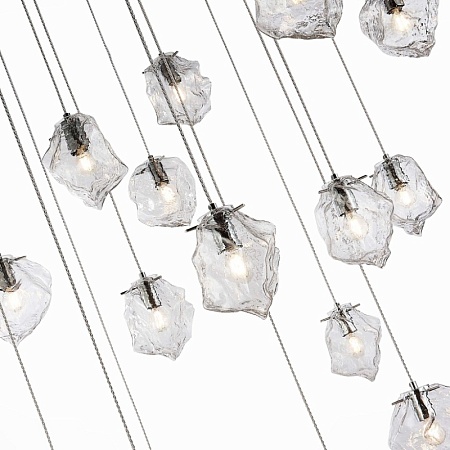 Светильник подвесной ST-Luce Хром/Прозрачный E14 18*40W SL1175.103.18 - фото