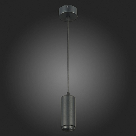 Светильник подвесной Zoom Черный LED 1*10W 4000K 1 000Lm Ra>80 15-60° IP20 D59xH130 170 ST600.443.10 - фото