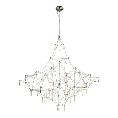 Светильник подвесной ST-Luce Хром/Прозрачный LED 114*0,5W 3000K SL6601.113.114 - фото