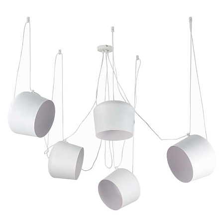Светильник подвесной Белый/Белый E27 5*40W SLE120653-05 - фото