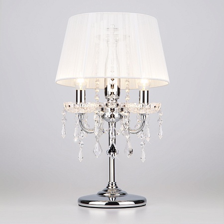 Настольный светильник Eurosvet 2045/3T хром/белый - фото