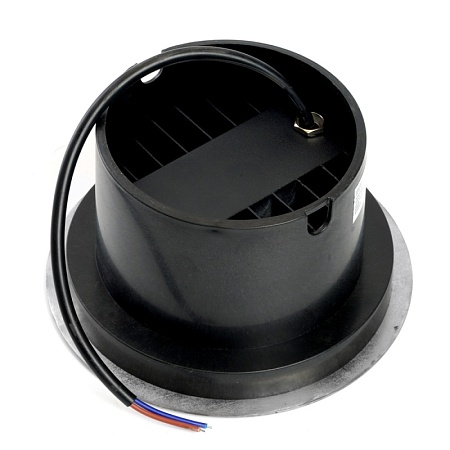 Светодиодный светильник тротуарный (грунтовый) Feron SP2803,10W, AC/DC12V, низковольтный, 4000К, металлик, D160*H90mm, вн.диаметр: 110mm, IP67 - фото