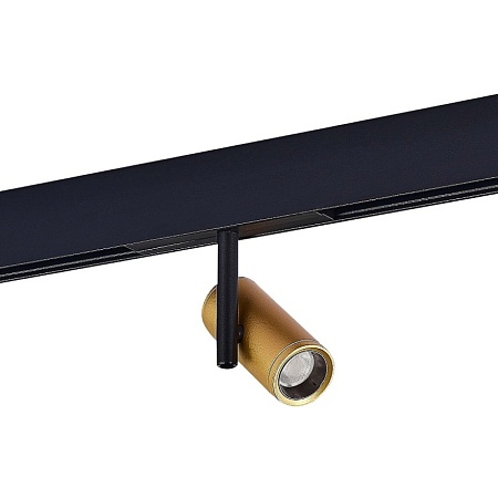 Магнитный трековый светильник Золотистый LED 1*8W 3000K 550Lm Ra>90 36° IP20 D42xH135 4 ST808.236.08 - фото