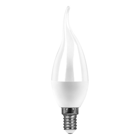 Лампа светодиодная Feron LB-97 Свеча на ветру E14 7W 175-265V 4000K - фото
