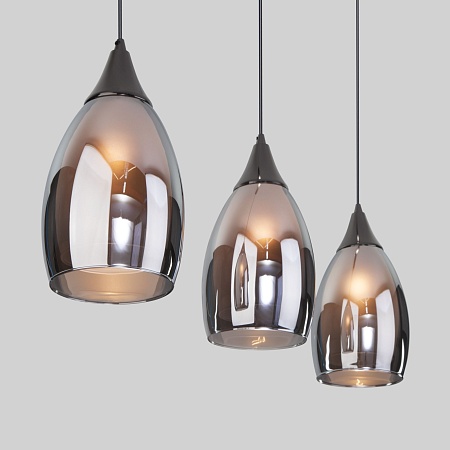 Подвесной акцентный светильник Eurosvet 50285/3 черный жемчуг - фото