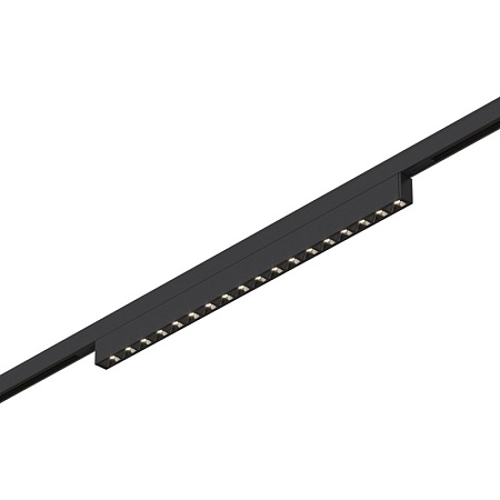 Магнитный трековый светильник Черный LED 1*15W 4000K 640Lm Ra>90 IP20 L292xW10xH18 24V ST666.446.15 - фото