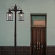 Светильник уличный наземный ST-Luce Темный кофе/Прозрачный, Темный кофе E27 2*100W SL080.425.02 - фото