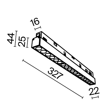 Трековый светильник Technical Points  TR031-4-18W3K-S-DS-W - фото