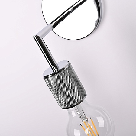 Бра Rh Utilitaire Single Sconce Silver Imperiumloft 123286-22 - фото