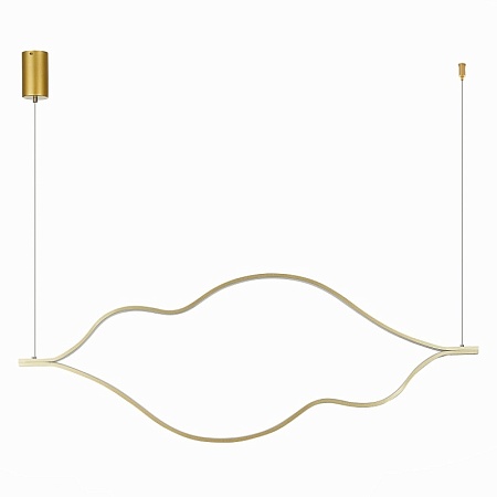 Светильник подвесной ST-Luce Золотистый/Белый LED 1*65W 4000K SL6106.203.65 - фото