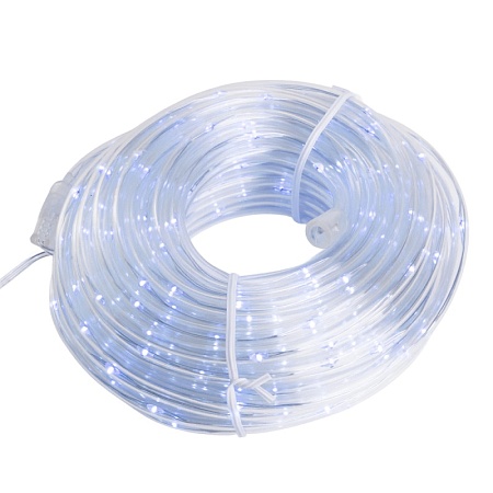 Светодиодная гирлянда Feron CL587 линейная Мини Дюралайт 220V 5000К с контроллером, 15м, c питанием от сети 220V - фото