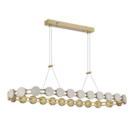 Светильник подвесной ST-Luce золотистый/белый LED 1*50W 4000K SL6610.203.26 - фото