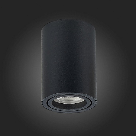 Светильник потолочный Черный GU10 1*50W IP20 D70xH100 220V Без ламп ST108.407.01 - фото