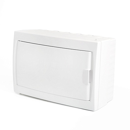 Бокс настенный STEKKER EBX50-3/08-20 8 модулей, белый, пластик, серия Standart - фото