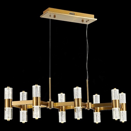 Люстра подвесная ST-Luce Латунь/Прозрачный LED 16*40W 4000K SL6007.203.16 - фото