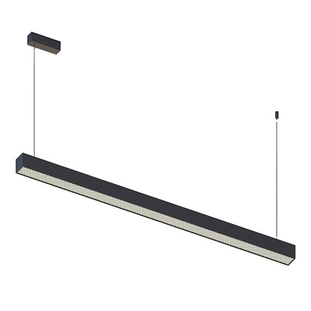 Светильник подвесной Черный LED 1*35W 4000K 962Lm Ra>80 120°IP20 L1120xW50xH60 180-220V ST612.443.32 - фото