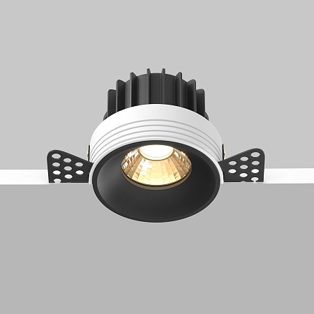 Встраиваемый светильник Technical Round DL058-12W2.7K-TRS-B - фото