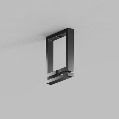 TR5518-BK Накладное крепление гибкого трека-ремня Belty, серия Base, H50мм, IP20, черный, пластик - фото