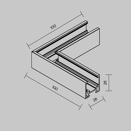 Комплектующие для трековой системы Technical TRAMN034CL-41W - фото