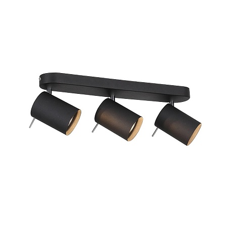 Спот ST-Luce Черный, Хром/Черный GU10 LED 3*3W SL597.401.03 - фото