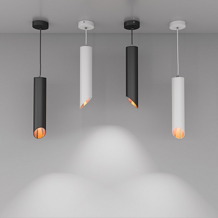 Подвесной акцентный светильник Eurosvet 7011 MR16 BK/GD черный/золото - фото