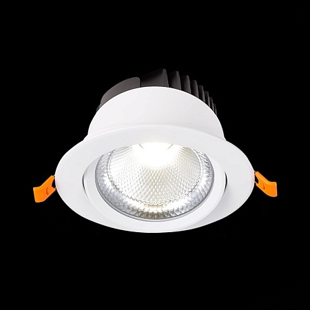 Св-к встр. Белый LED 1*15W 3000K 1 125Lm Ra80 36° IP20 D109xH65 220-240V ST211.538.15.36 - фото
