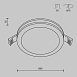 Встраиваемый светильник Technical Phanton DL2001-L12W4K - фото