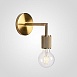 Бра Rh Utilitaire Single Sconce Brass Imperiumloft 123285-22 - фото