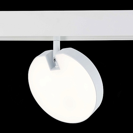 Магнитный трековый светильник белый LED 1*15W 4000K 760Lm Ra>80 120° IP20 L150xW28xH211 ST359.546.15 - фото
