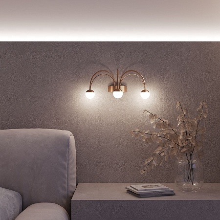 Настенный светильник Eurosvet 90031/3 золото - фото