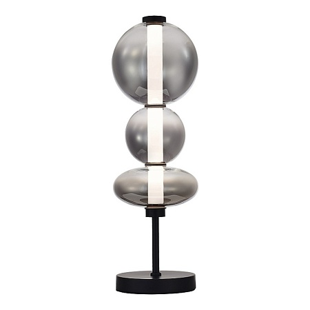 Прикроватная лампа ST-Luce Черный/Дымчато-Серый LED 1*18W 3000K SL6119.404.18 - фото