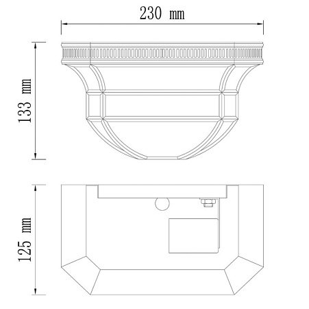 Бра  маркиз Chiaro  397020301 - фото