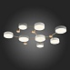 Светильник потолочный Золотистый, Светлое дерево/Белый, Серый LED 8*16,5W 4000K SLE600102-08 - фото