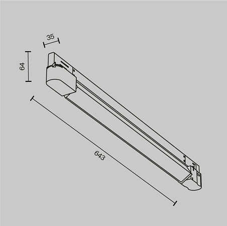 Трековый светильник Technical BASIS TR196-3-20W4K-W - фото