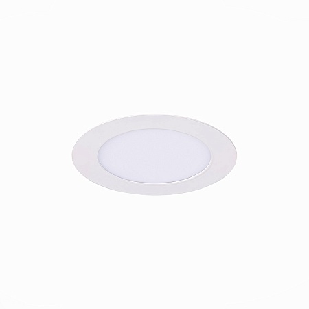 Св-к встр. Белый LED 1*6W 4000K 480Lm Ra80 110° IP20 D90xH30 220-240V ST210.548.06 - фото