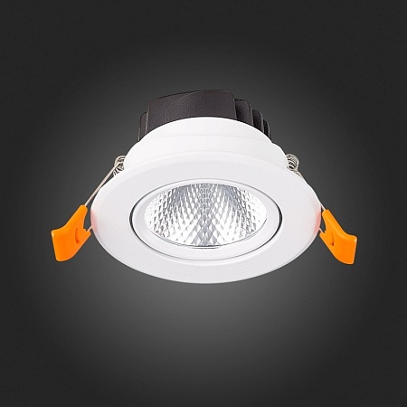 Св-к встр. Белый LED 1*8W 3000K 640Lm Ra80 36° IP20 D86xH50 220-240V ST211.538.08.36 - фото