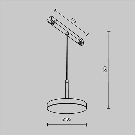 Трековый светильник Technical Plato TR123-4-15W-DS-B - фото