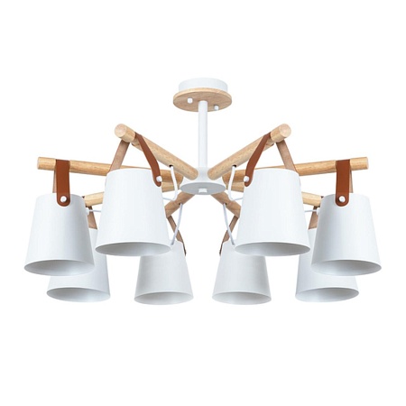 Потолочная люстра Arte Lamp THOMAS A7032PL-8WH - фото