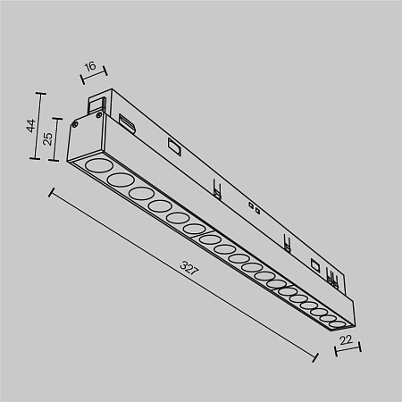Трековый светильник Technical TR031-4-18WTW-DD2-W - фото