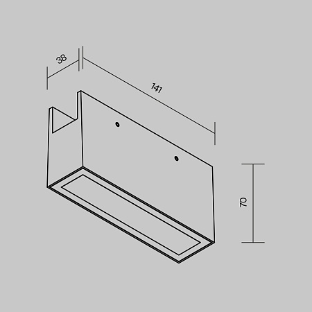 Уличный трековый светильник Points Elasity IP 3000К 10Вт 45° черный - фото