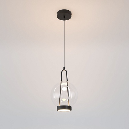 Подвесной светильник Eurosvet 50267/1 LED черный - фото