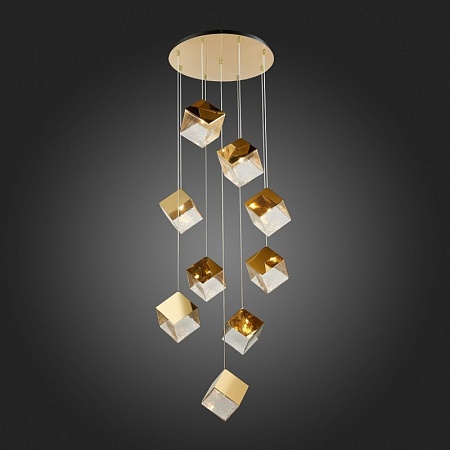 Светильник подвесной ST-Luce Золотистый/Прозрачный, Золотистый G9 9*5W SL1182.203.09 - фото