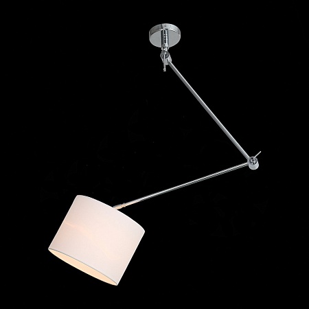 Светильник потолочный ST-Luce Хром/Белый E27 1*60W (из 2-х коробок) SL460.102.01 - фото