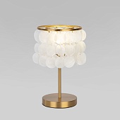 Настольный светильник Eurosvet 208101 латунь/перламутр
